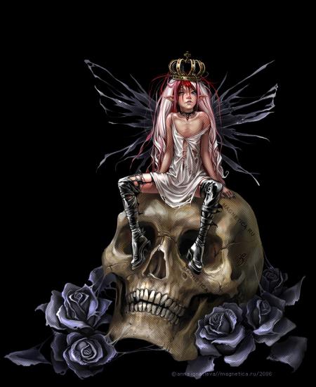 ELFE ET TETE DE MORT