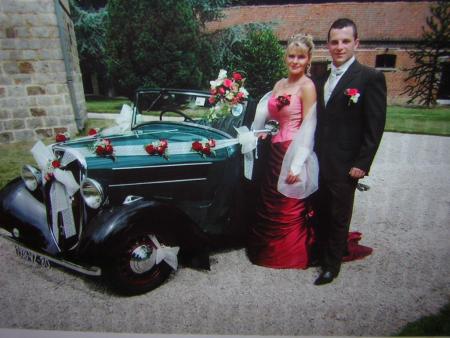 MARIAGE  ROBE ROUGE